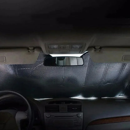 Thickened Sun Block Car Sun Block Front Window Sun Block Aluminum Foil Heat Insulation Car Sun Block Visor Universal