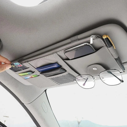 Car Glasses Clip Multi-Functional Car Sunglasses Holder Car Eye Box Creative Car Visor Storage Clip Car Accessories